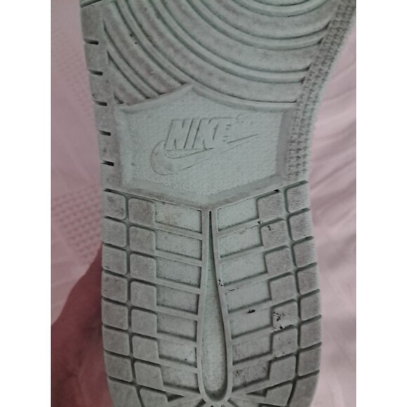 Nike Air Jordan 1 Retro Mid Mint Foam Green Mystic Navy Blue  Jordan Air Jordan 1 Mid Blue White Mint Green Unisex  7Y Athletic Sneakers